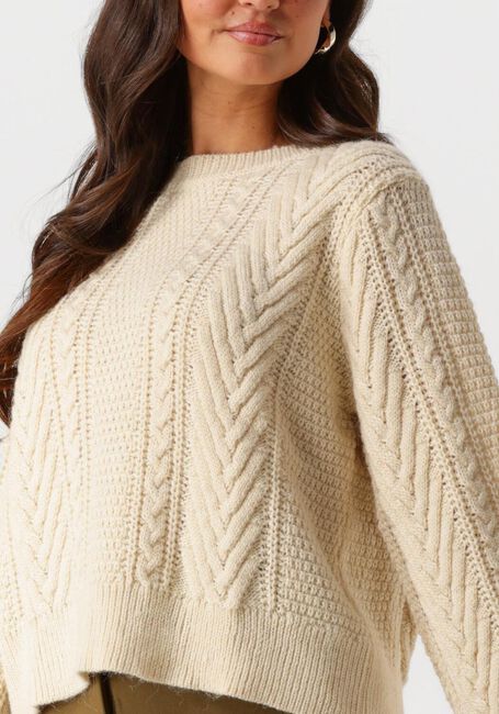 Beige MODSTRÖM Trui GRANNONMD O-NECK - large
