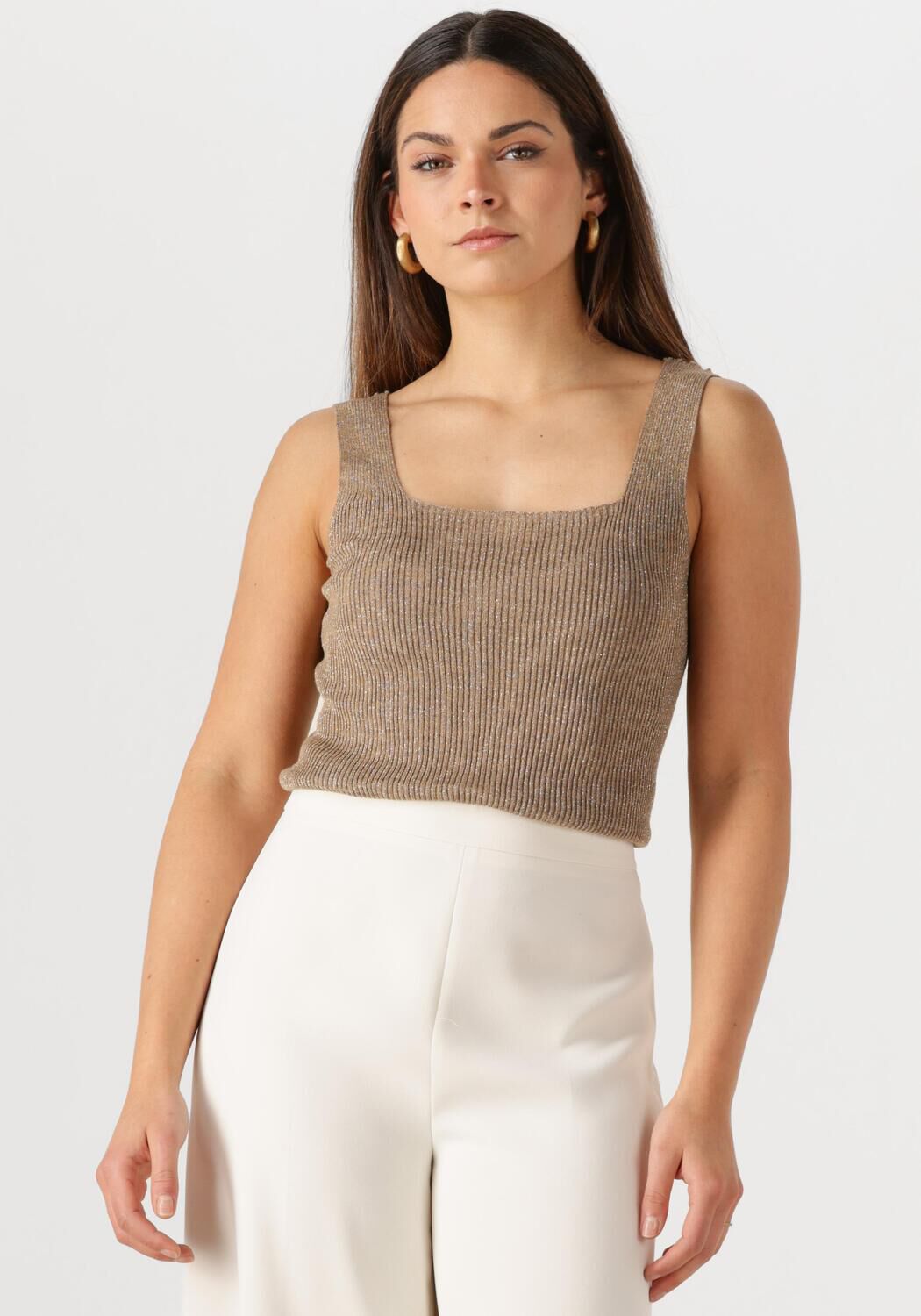 TWINSET MILANO Dames Tops & T-shirts 251tt3147 Goud
