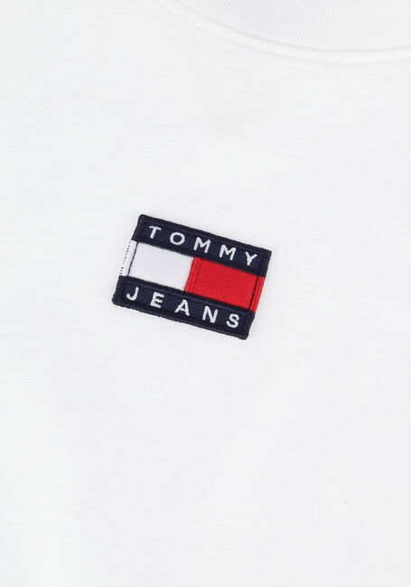 Witte TOMMY JEANS T-shirt TJW TOMMY CENTER BADGE TEE - large