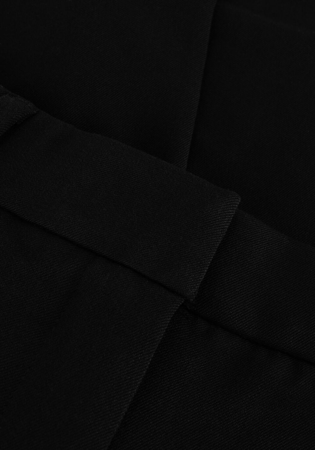 Zwarte MSCH COPENHAGEN Wijde broek MSCHHENRIKA HW PANTS - large