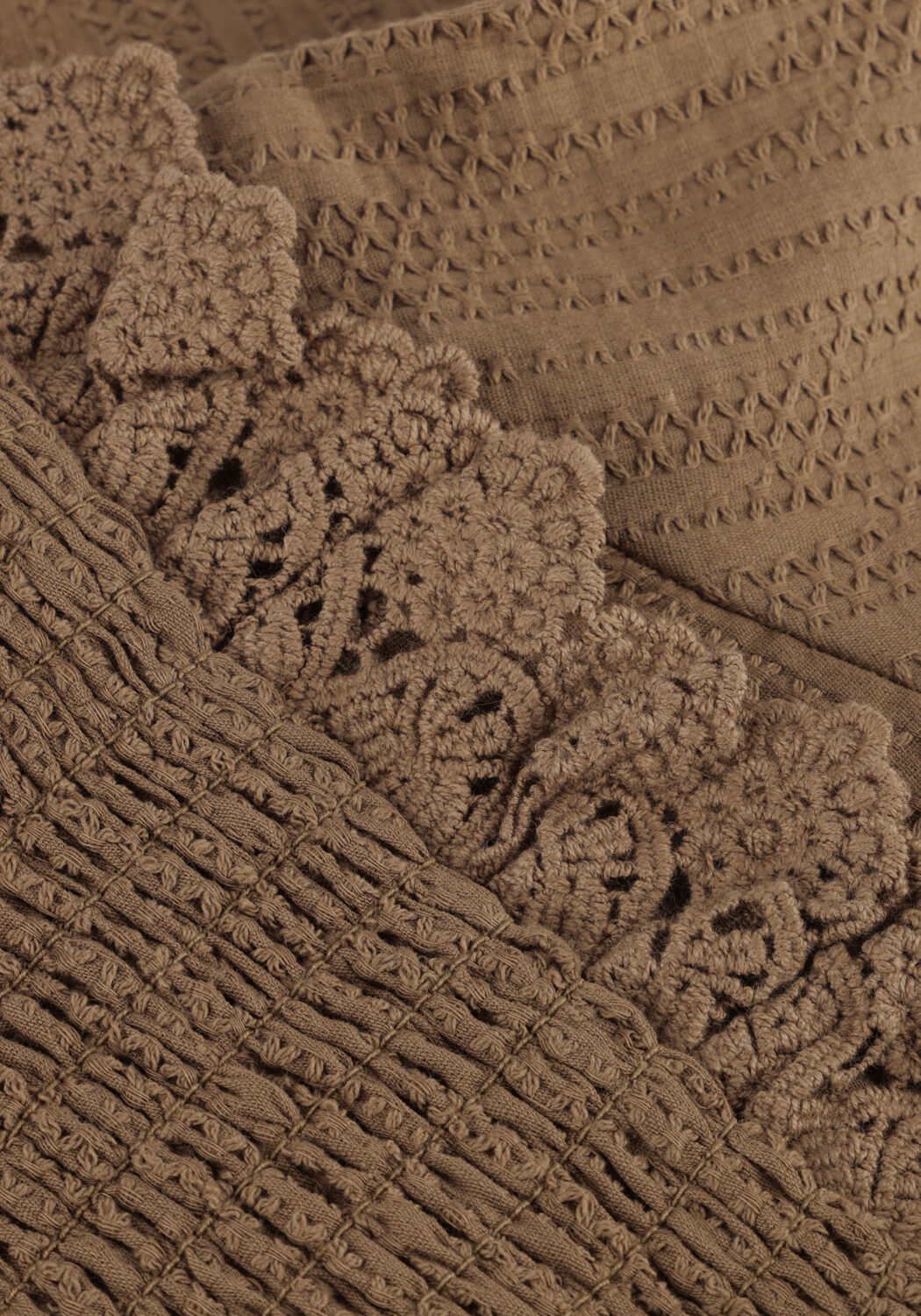 Bruine LIL' ATELIER Mini jurk NBFROSITA LIU LS BODY DRESS LIL - large