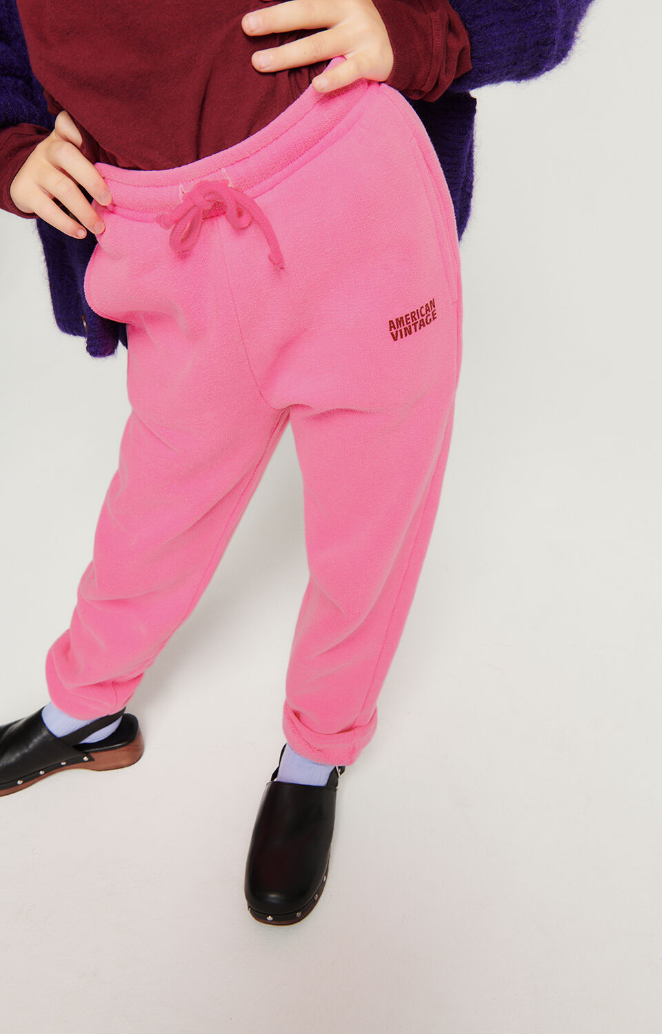 Roze AMERICAN VINTAGE Joggingbroek IZUBIRD 1 - large