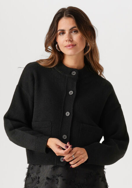 Zwarte MSCH COPENHAGEN Vest MSCHCARIA CARDIGAN - large