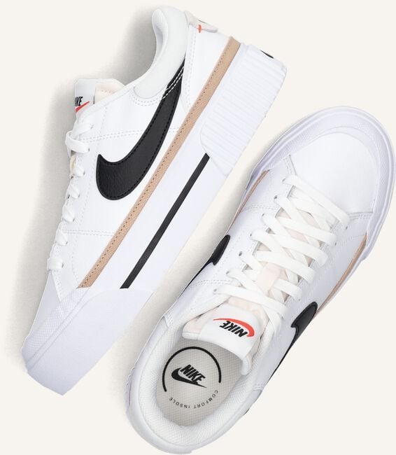 Witte NIKE Lage sneakers WMNS COURT LEGACY LIFT Witte NIKE Lage sneakers WMNS COURT LEGACY LIFT - large