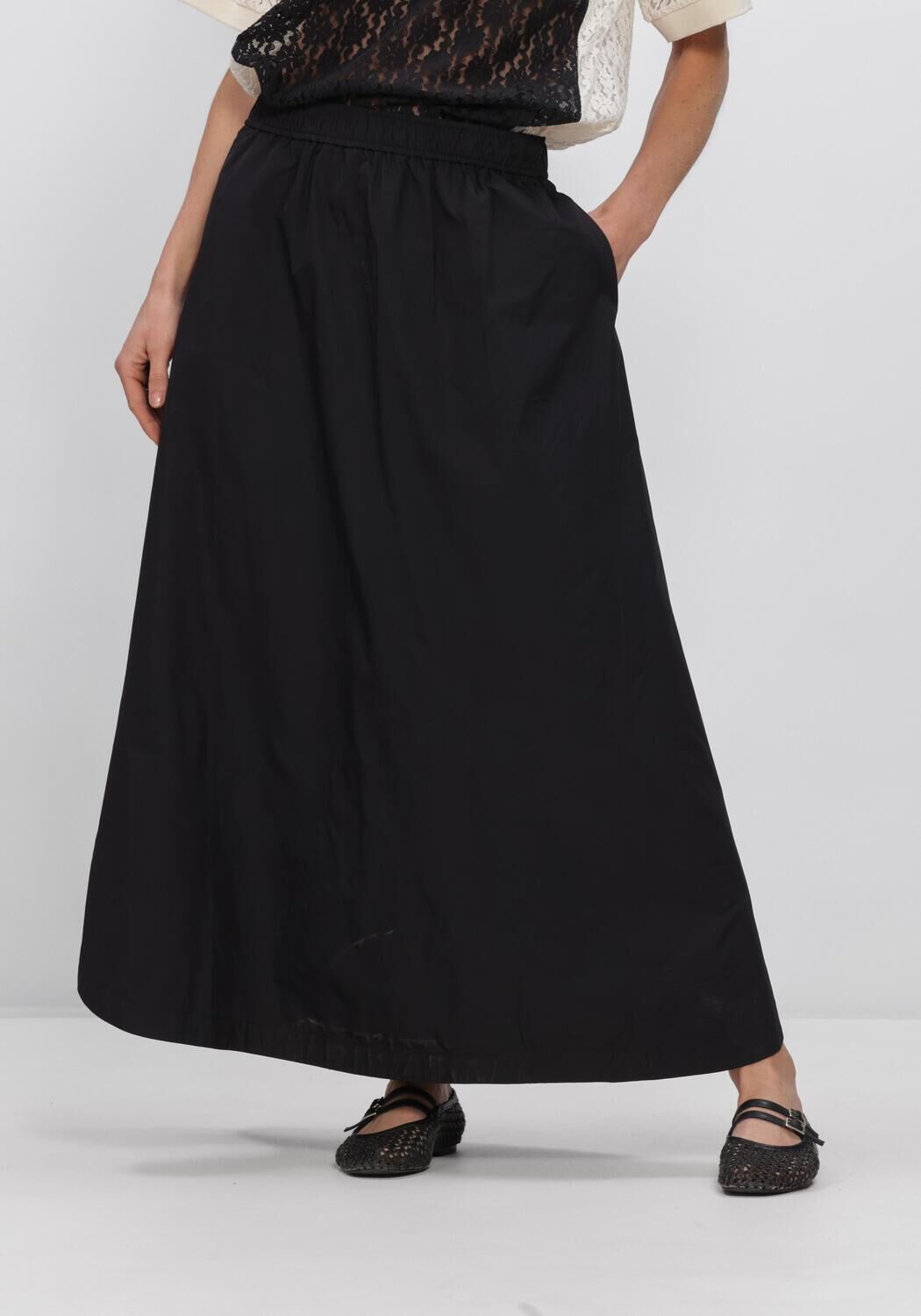 Zwarte SUMMUM Rokken SKIRT TAFT LIGHT - large