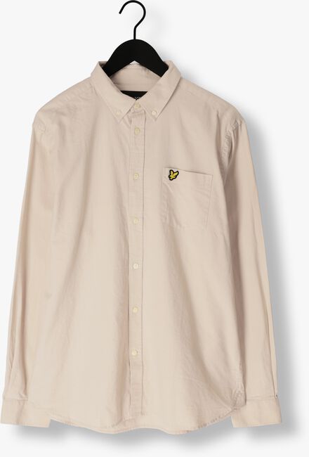 Beige LYLE & SCOTT Casual overhemd COTTON LINEN BUTTON DOWN SHIRT - large