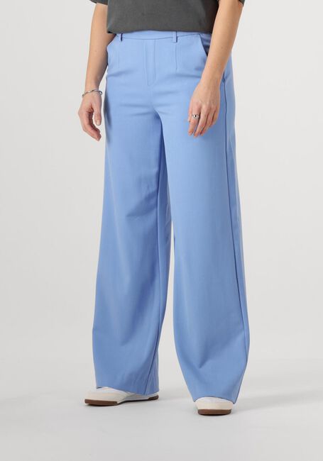 Blauwe OBJECT Pantalon OBJLISA WIDE PANT - large