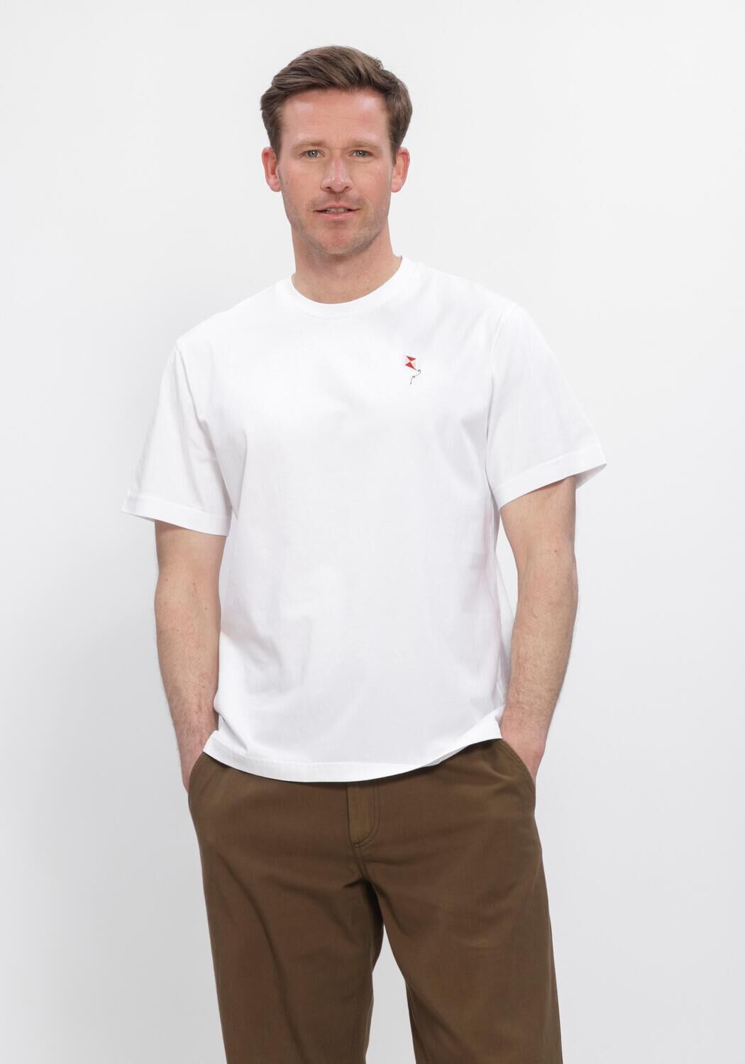 Witte FOR&Eacute;T T-shirt KITE T-SHIRT - large