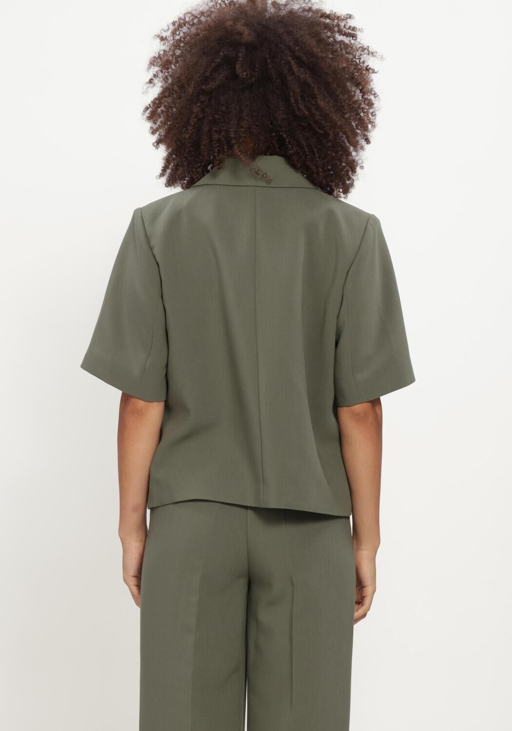 Groene MODSTR&Ouml;M Blazer GALEMD SS BLAZER - large