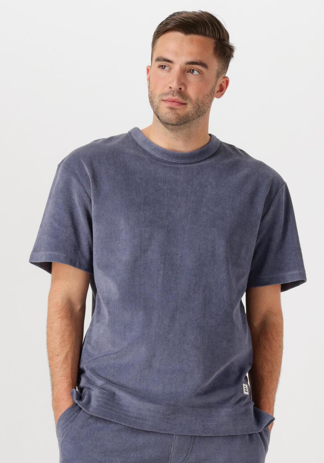 THE GOODPEOPLE Heren Polo's & T-shirts Towel Donkerblauw