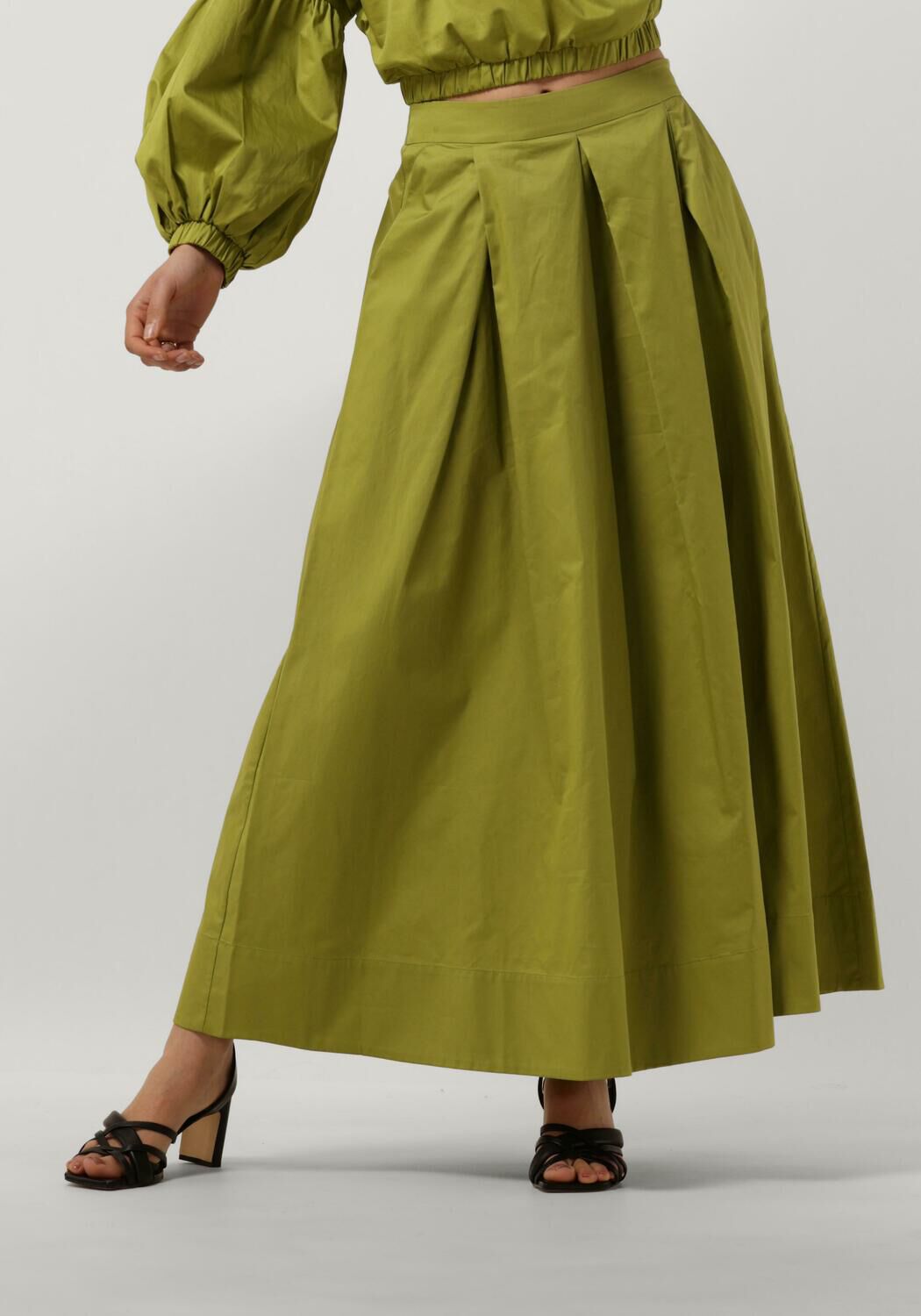Devotion Elegante Lime A-lijn Rok Green Dames