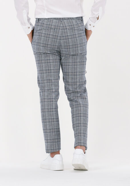 Donkerblauwe SELECTED HOMME Pantalon SLHSLIM-NOAH MULTI CHECK TRS - large