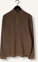 Bruine GENTI Trui TURTLE ZIP Bruine GENTI Trui TURTLE ZIP - medium
