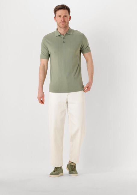 Groene THE GOODPEOPLE Polo PLAN - large