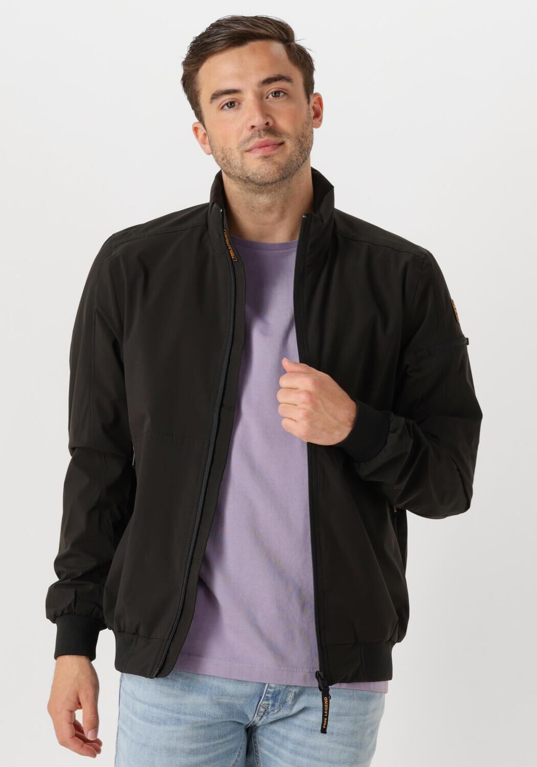 PME LEGEND Heren Jassen Flight Jacket Winglock 2 Layer Softshell Zwart