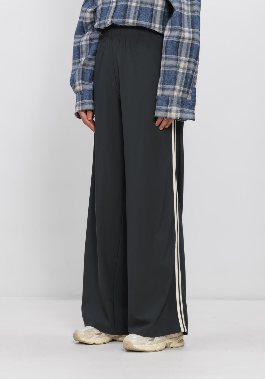 Antraciet PENN & INK Wijde broek W26F1942 - large