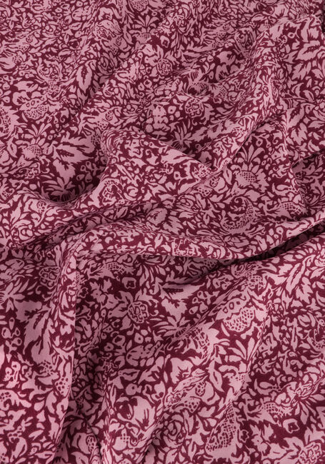 Roze COLOURFUL REBEL Mini jurk TELSI FLORAL SHORT SLEEVE WRAP DRESS - large