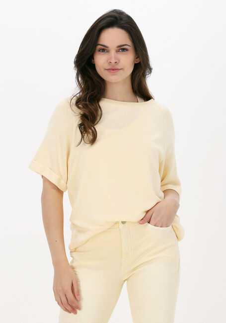 Gele SUMMUM Top SWEATER SHORT SLEEVE FLUID SWE - large