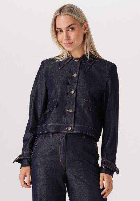 Donkerblauwe CO'COUTURE Blouses TERRY DENIM JACKET - large