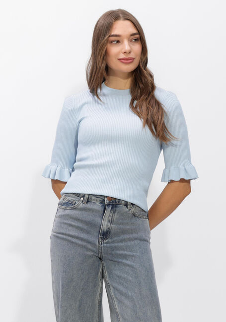 Blauwe Y.A.S. Top YASMIKLA SS KNIT TOP - large