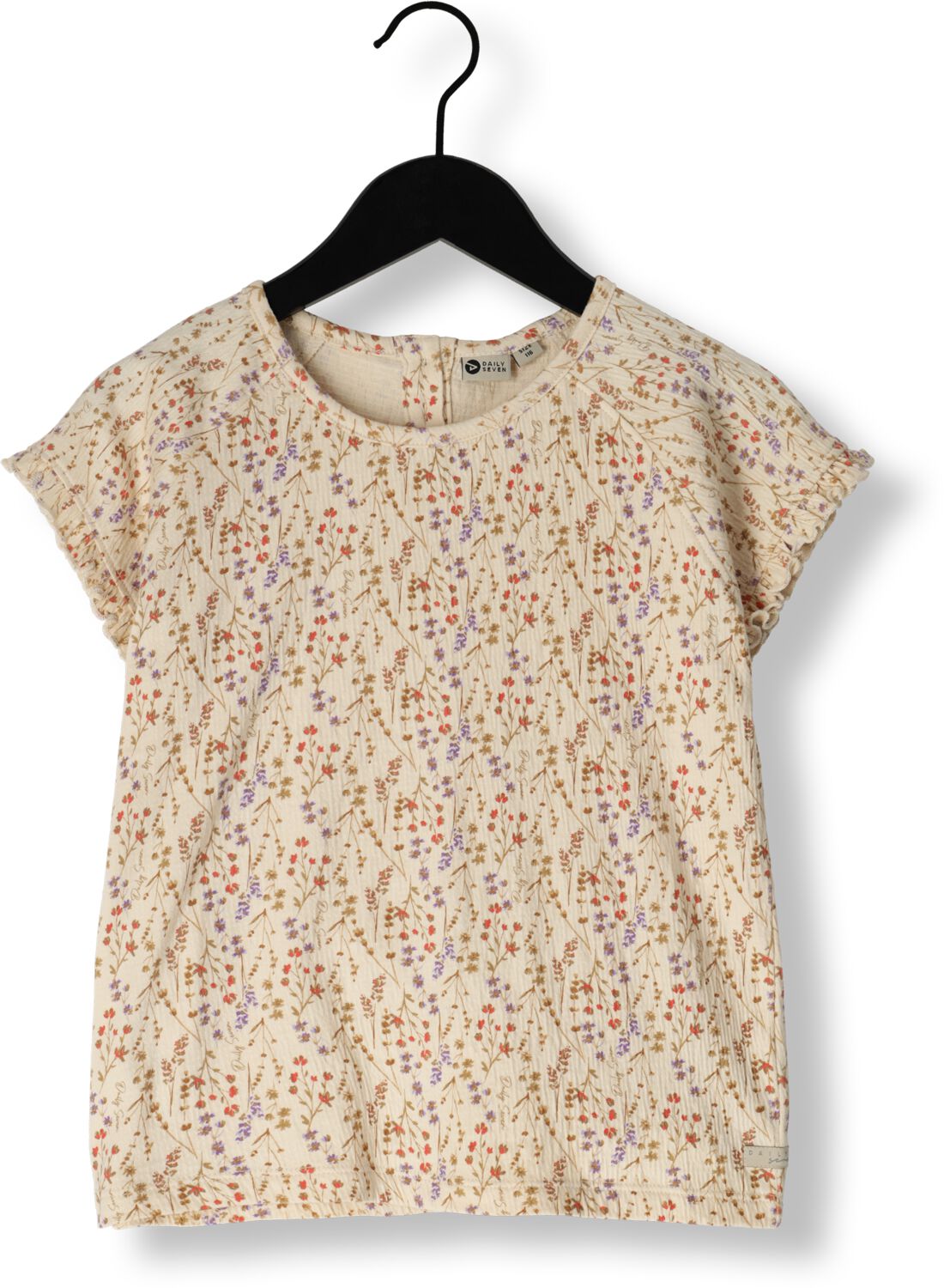 DAILY7 Meisjes Tops & T-shirts T-shirt Structure Mille Fleur Camel
