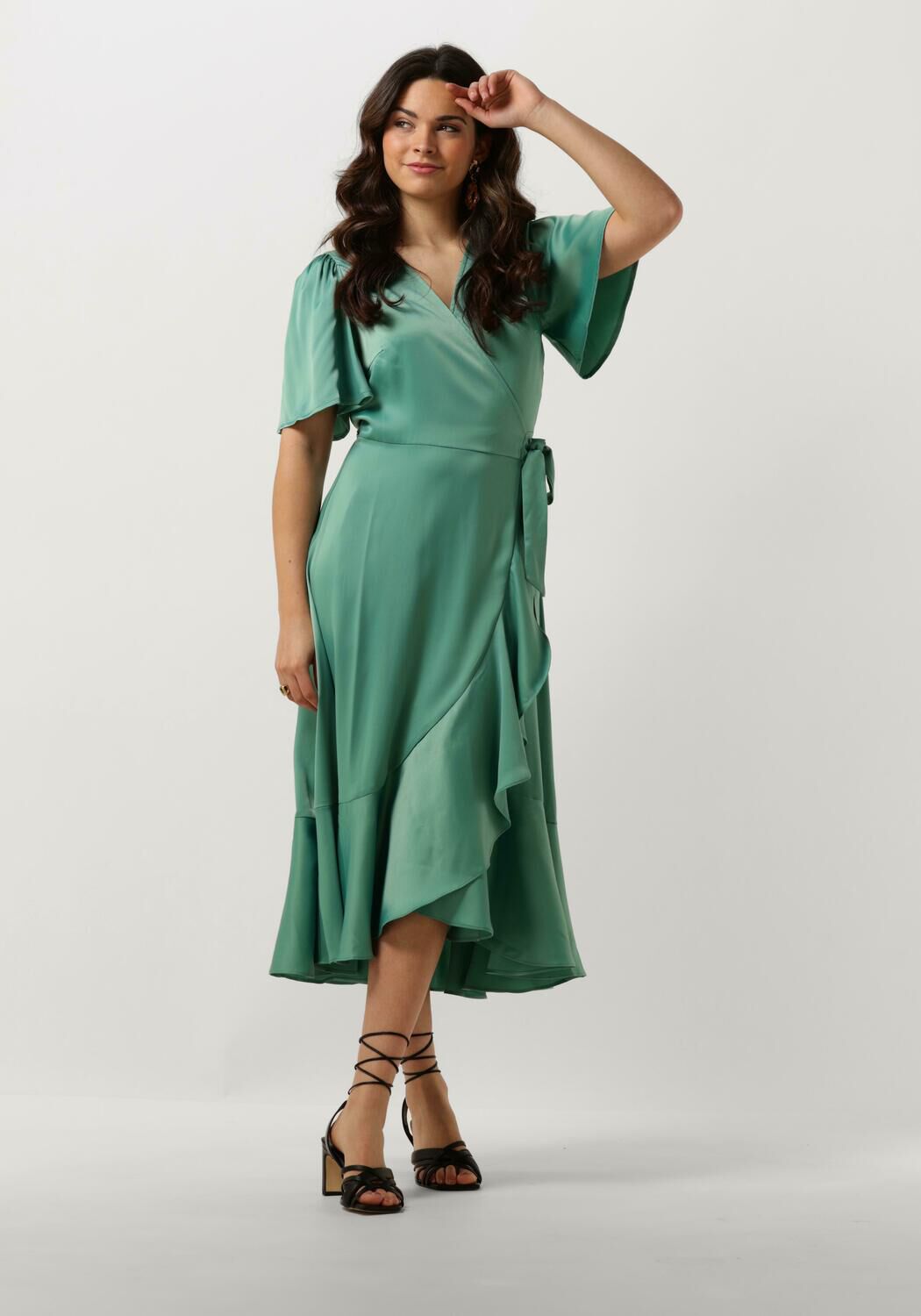 mint y.a.s. midi jurk yasthea 2 4 midi wrap dress s