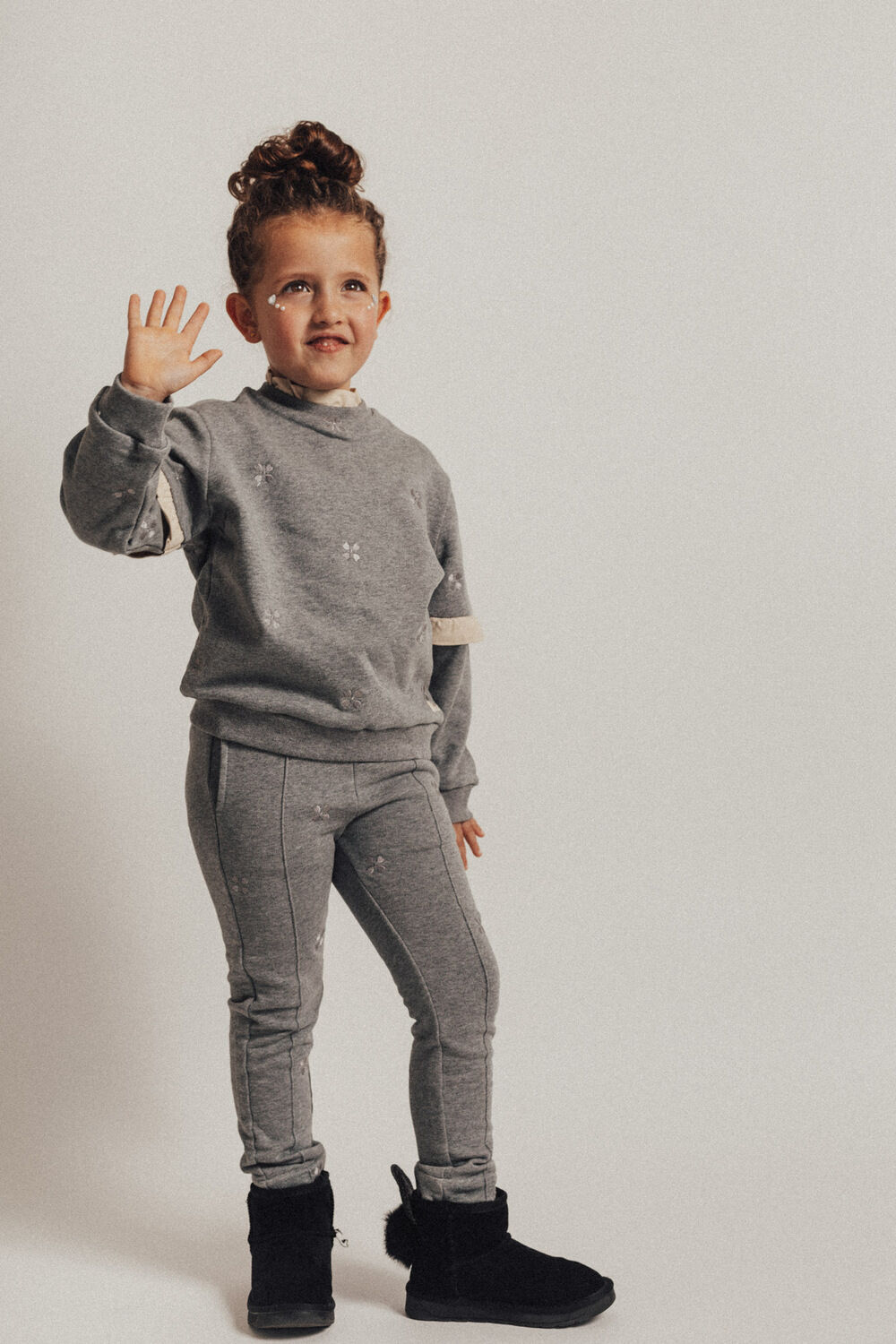 Grijze BAJE STUDIO Pantalon MONTROSE - large