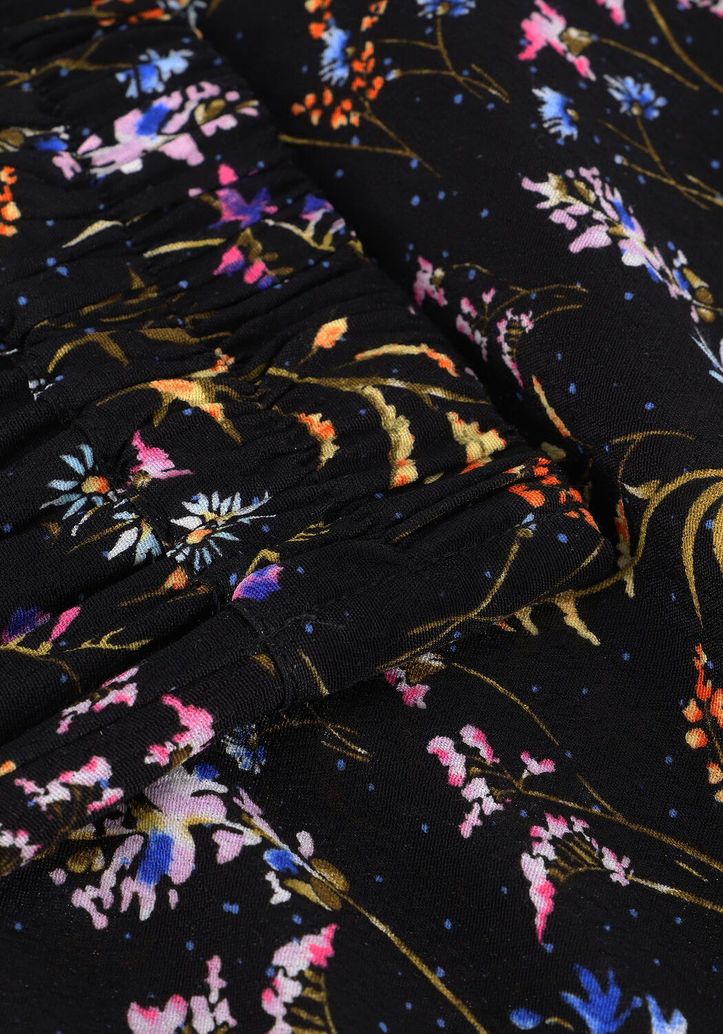 Multi COLOURFUL REBEL Maxirok RIVE WILD FLOWER HIGH LOW SKIRT - large