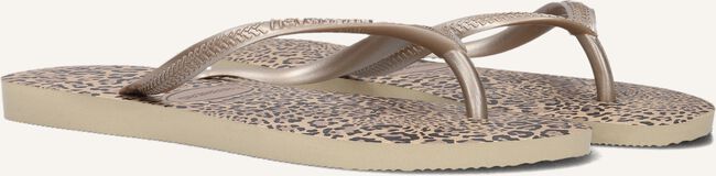 Gouden HAVAIANAS Teenslippers KIDS SLIM ANIMALS Gouden HAVAIANAS Teenslippers KIDS SLIM ANIMALS - large