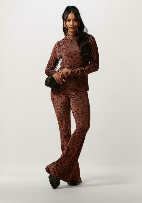 Bruine CATWALK JUNKIE Flared broek TR MEGAN - large