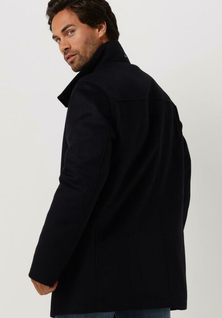 Donkerblauwe BOSS Mantel COXTAN - large