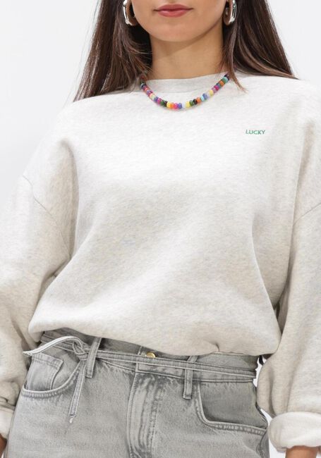 Grijze BY-BAR Truien/vesten BIBI CLOVER SWEATER - large