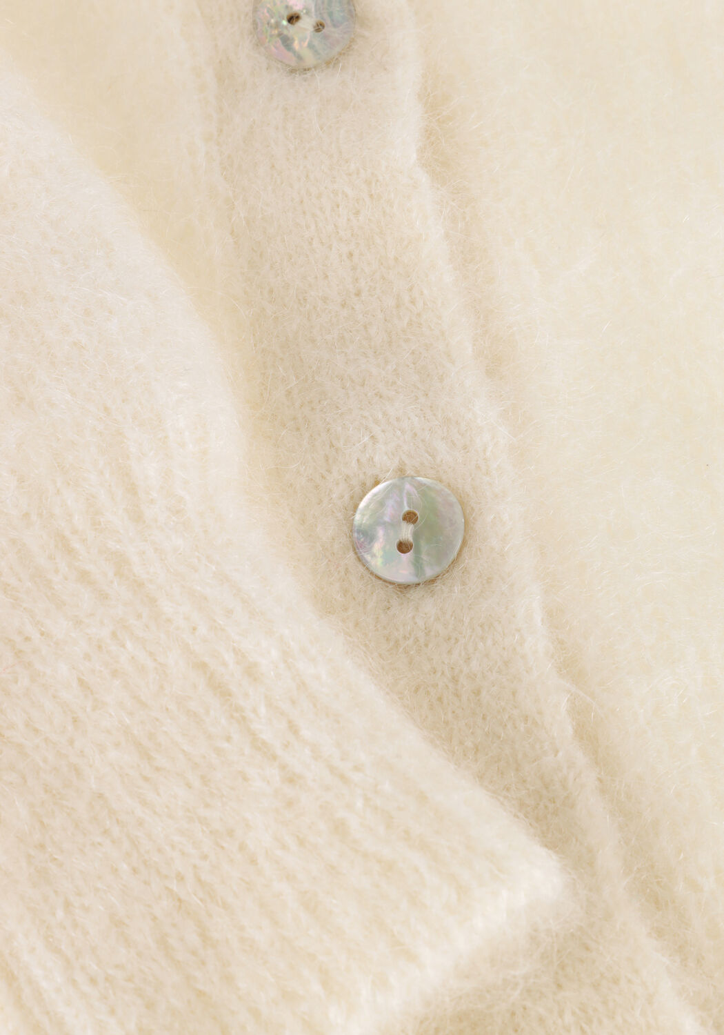 Gebroken wit NUKUS Vest LOREN CARDIGAN - large