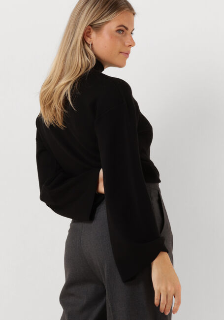 Zwarte MY ESSENTIAL WARDROBE Top BLOSSOMMW KNIT BLOUSE - large