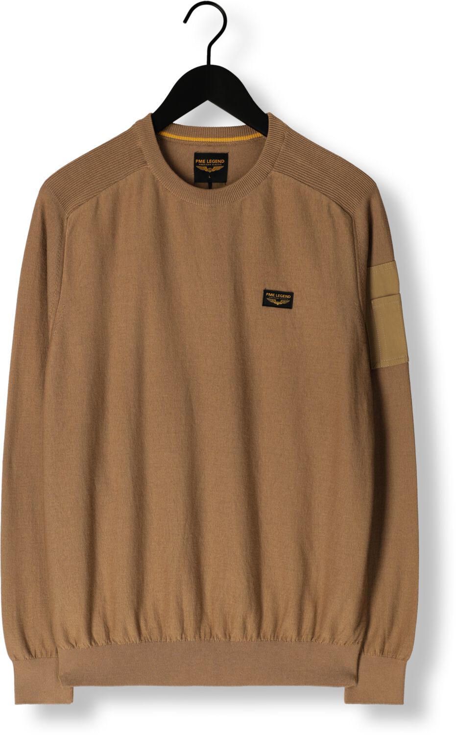 PME LEGEND Heren Truien & Vesten R-neck American Classic Knit Bruin