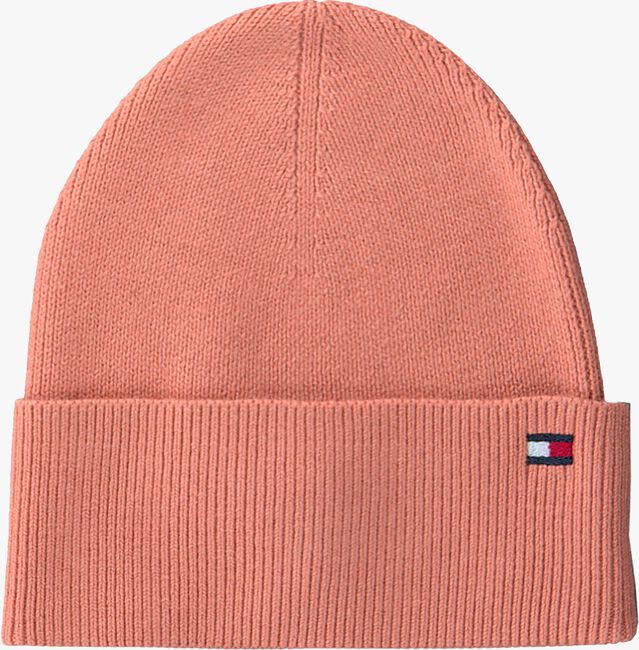 Roze TOMMY HILFIGER Muts ESSENTIAL KNIT BEANIE - large