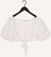 Witte NA-KD Top OFF SHOULDER ANGLAIS TOPC Witte NA-KD Top OFF SHOULDER ANGLAIS TOPC - medium