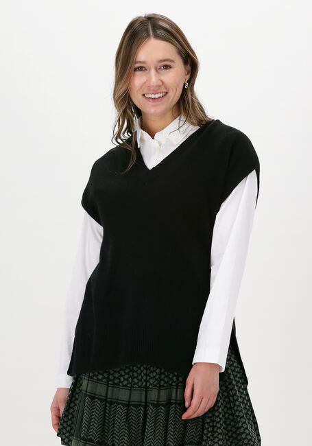 Zwarte SELECTED FEMME Spencer SLFNOVAH KNIT VEST B - large