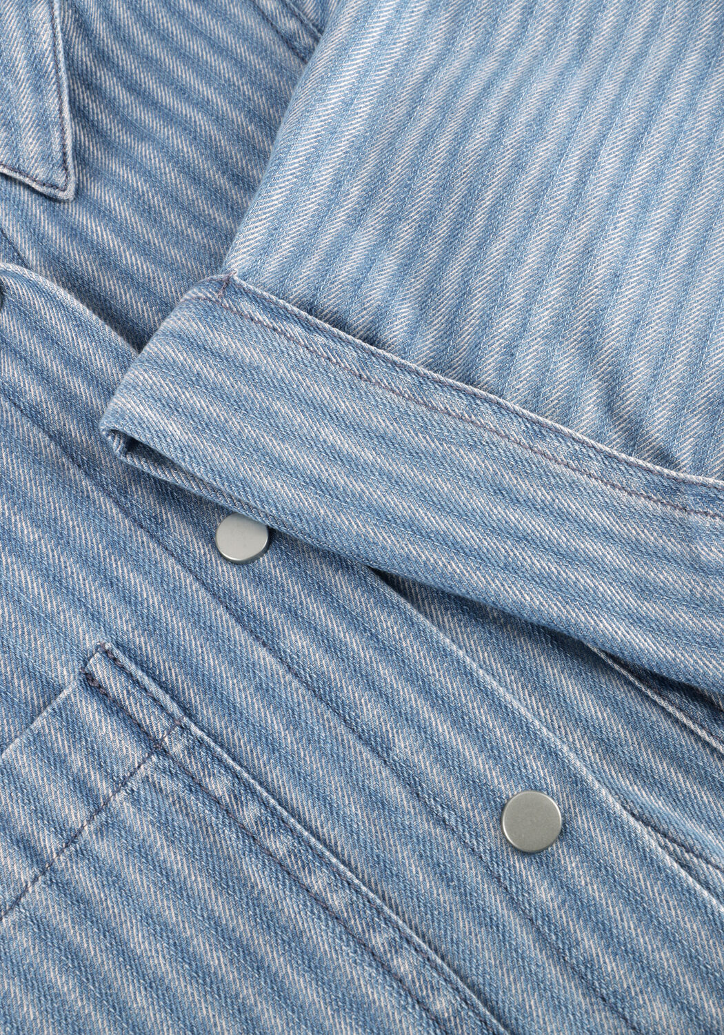 Lichtblauwe AAIKO Blouses SERENE STRIPE CO 568 - large