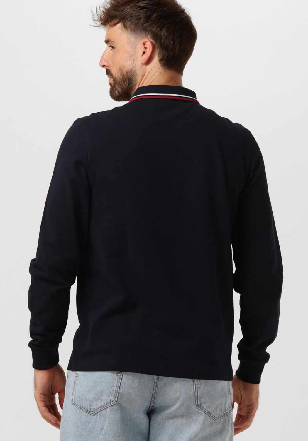 Fred perry long sleeve on sale twin tipped polo shirt