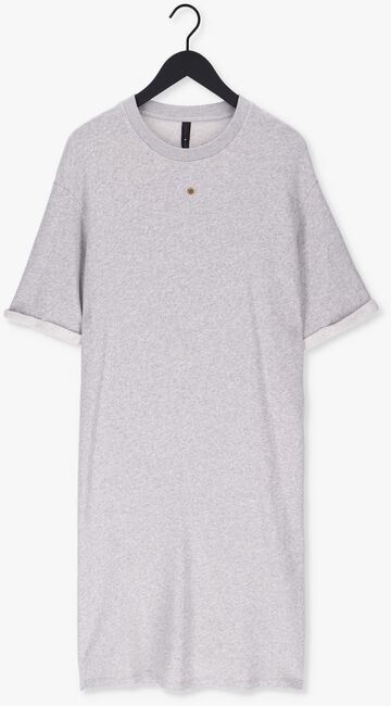 Grijze 10DAYS Midi jurk T-SHIRT DRESS FLEECE - large