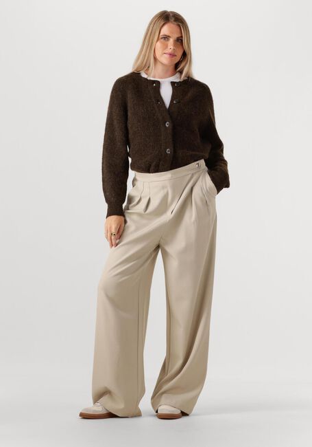 Bruine SELECTED FEMME Vest SLFLULU LS KNIT SHORT CARDIGAN - large