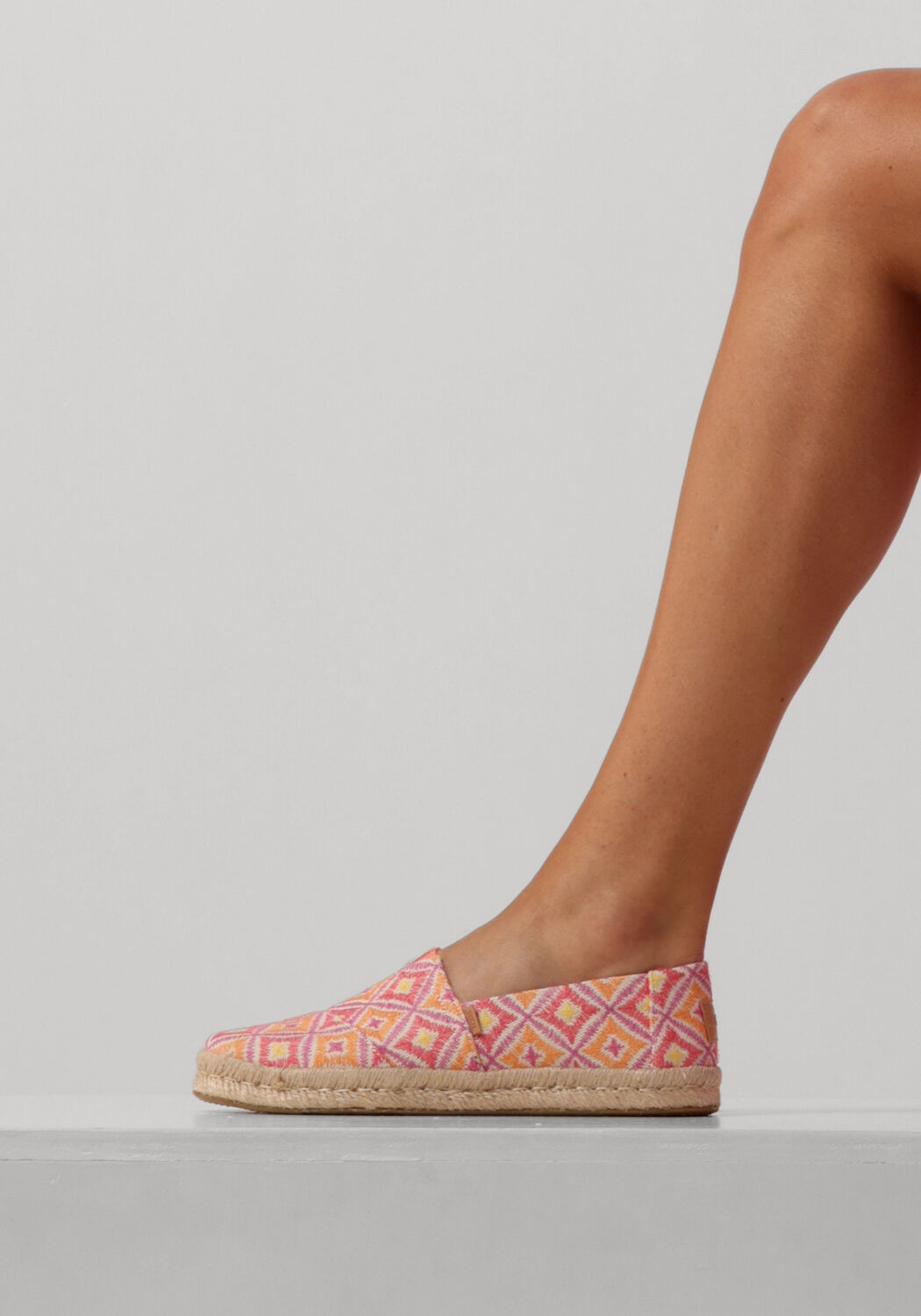 Roze TOMS Espadrilles ALPARGATA R PRINT - large