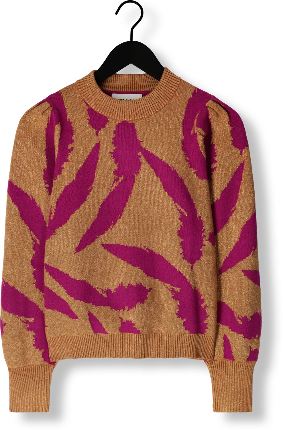POM AMSTERDAM Dames Truien & Vesten Pullover Feathers Sparkle Roest
