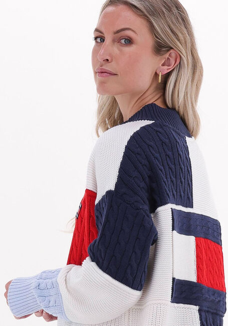 Multi TOMMY JEANS Vest TJW OVRSZD BACK FLAG CARDIGAN - large