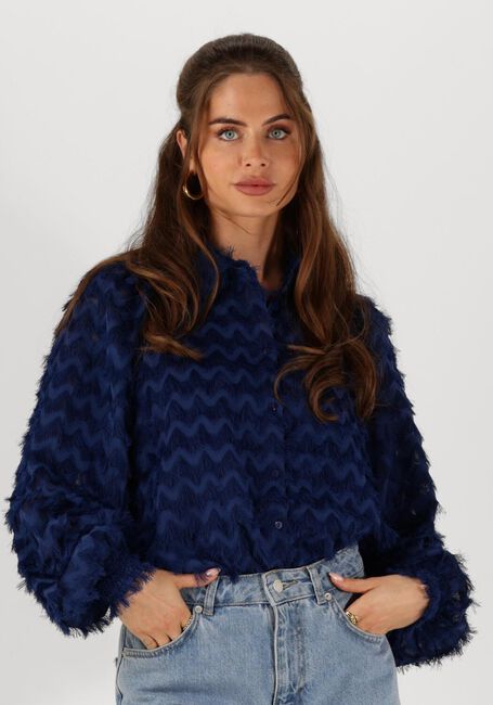 Donkerblauwe FREEBIRD Blouses KENDALL - large