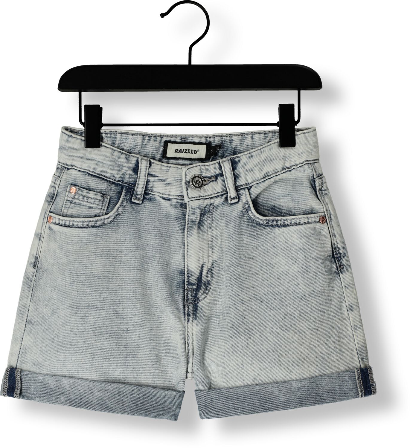 Raizzed regular denim short light blue denim