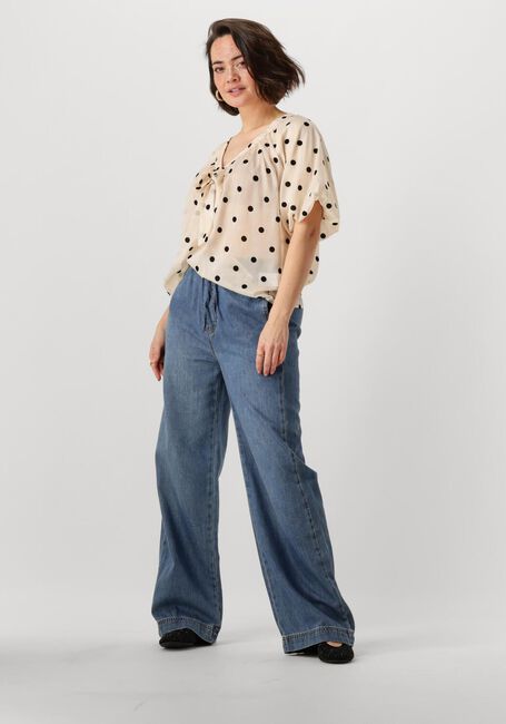 Gebroken wit LOLLYS LAUNDRY Blouses PINELL BLOUSE SS - large