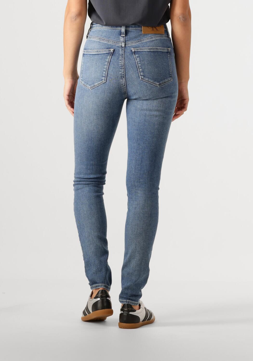 CALVIN KLEIN Dames Jeans High Rise Skinny Blauw