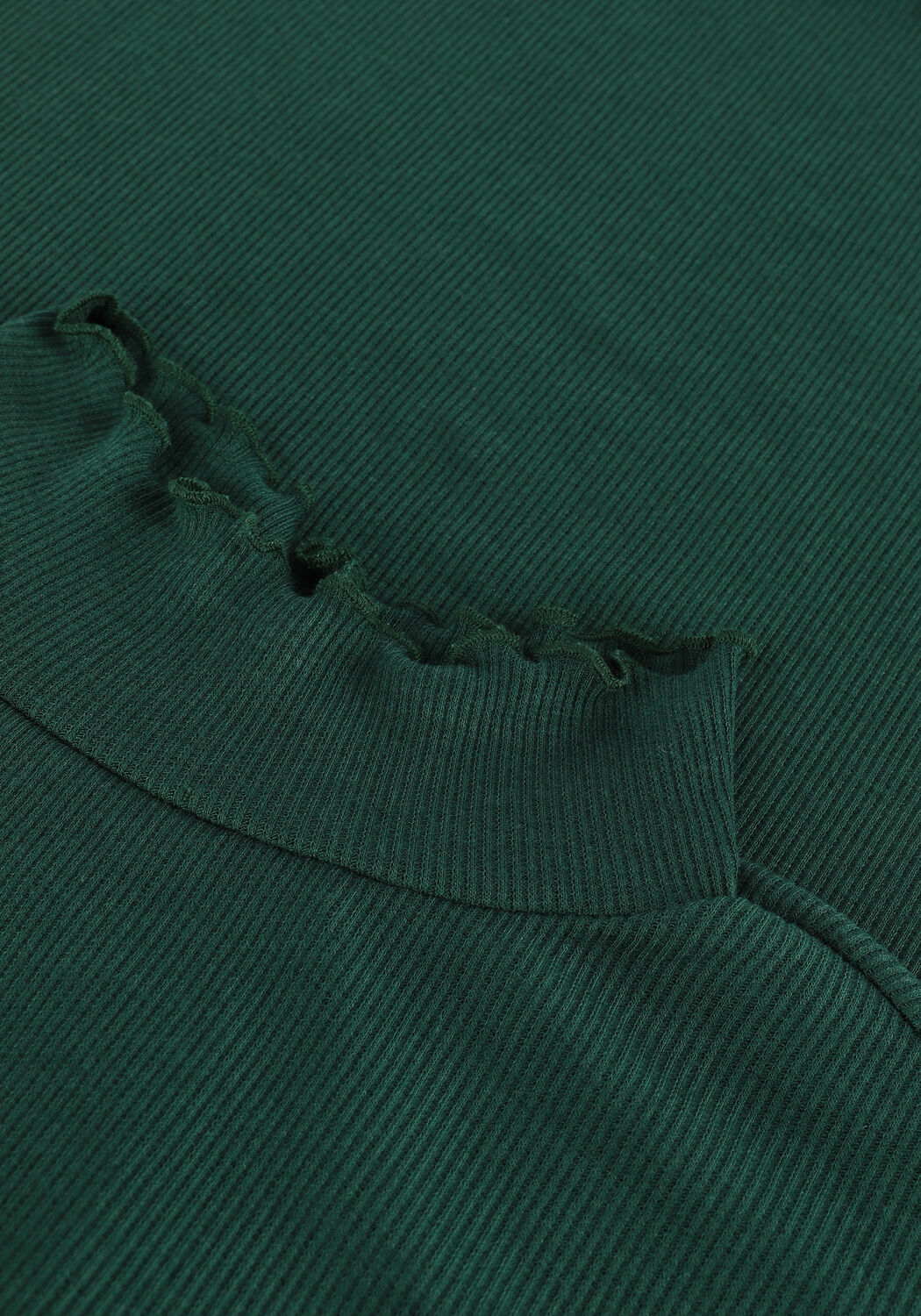 Groene NA-KD Top BABYLOCK LONG SLEEVE TOP - large